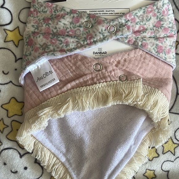 Baby Floral Headband + Bib Set - Picture 2 of 2